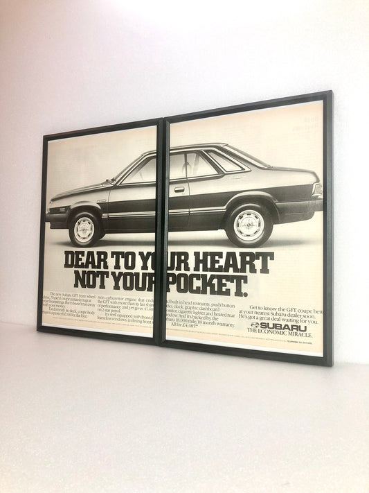 Rare Original Subaru GFT Coupe Advert – 1980
