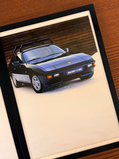Original Porsche 924s Advert - 1980s