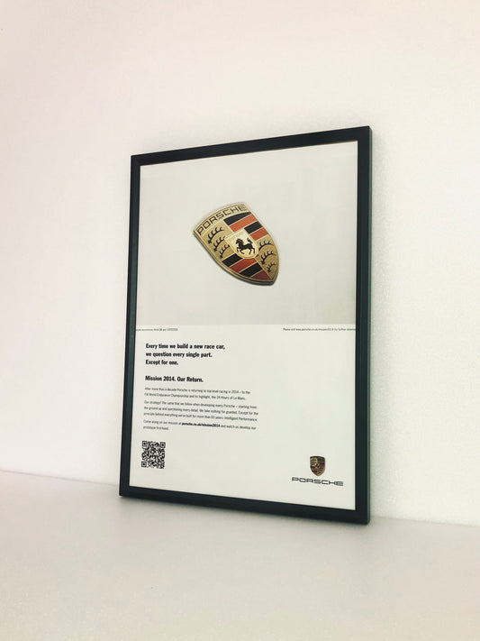 Original Porsche Le Mans Advert - 2013