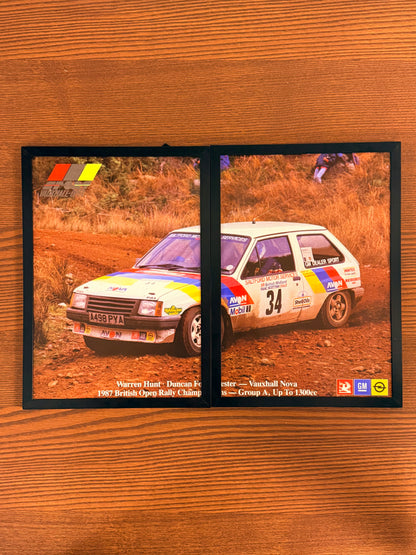 Original Vauxhall Nova Rally Advert - 1980s