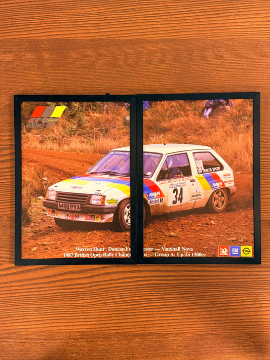 Original Vauxhall Nova Rally Advert - 1980s