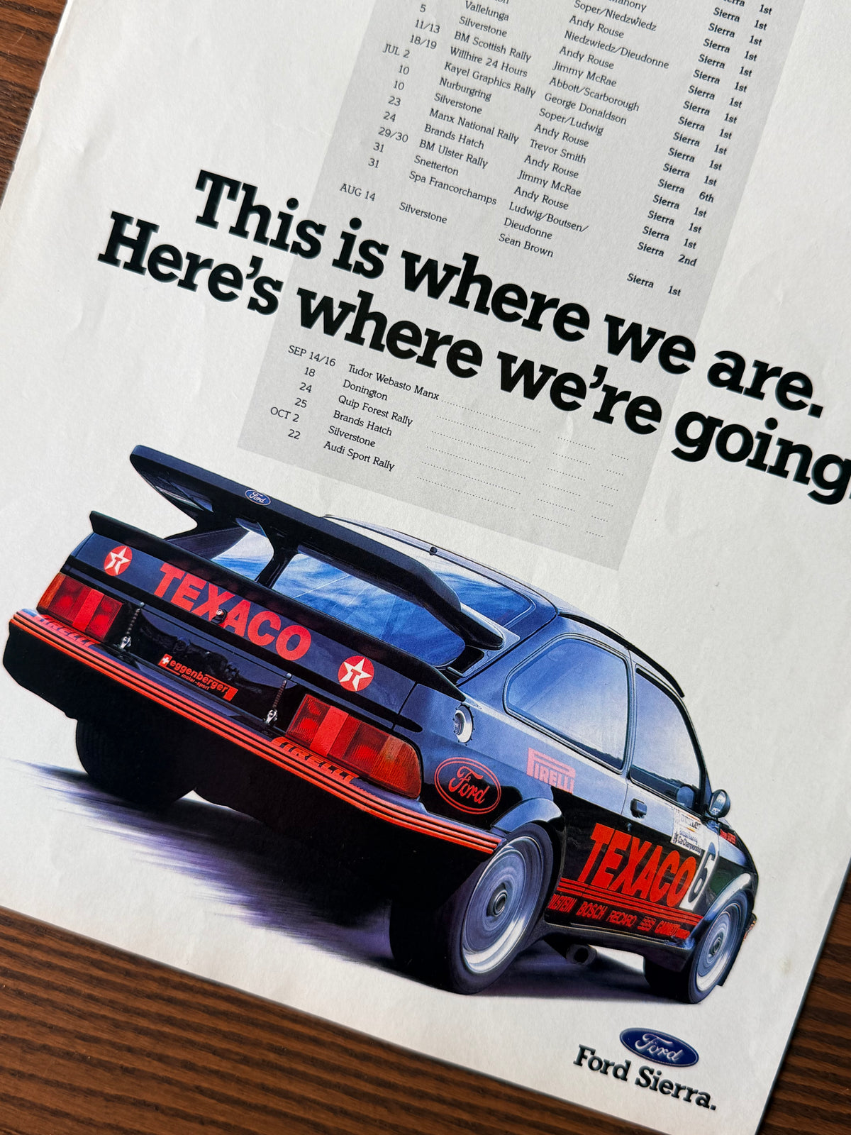 Original Ford Sierra Advert - 1980’s