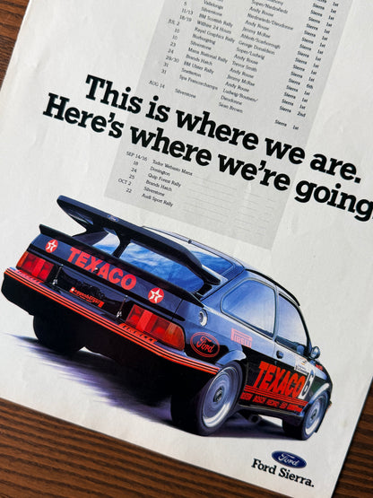 Original Ford Sierra Advert - 1980’s