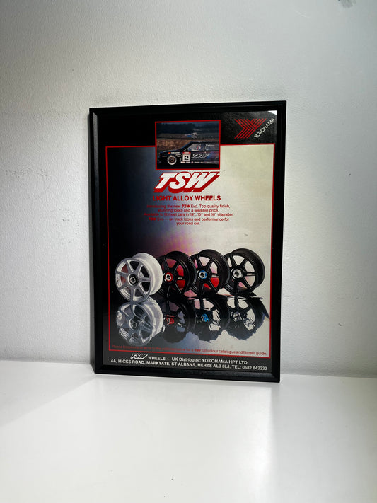 Original TSW Alloys Advert  - 'Light Alloy Wheels' - 1993