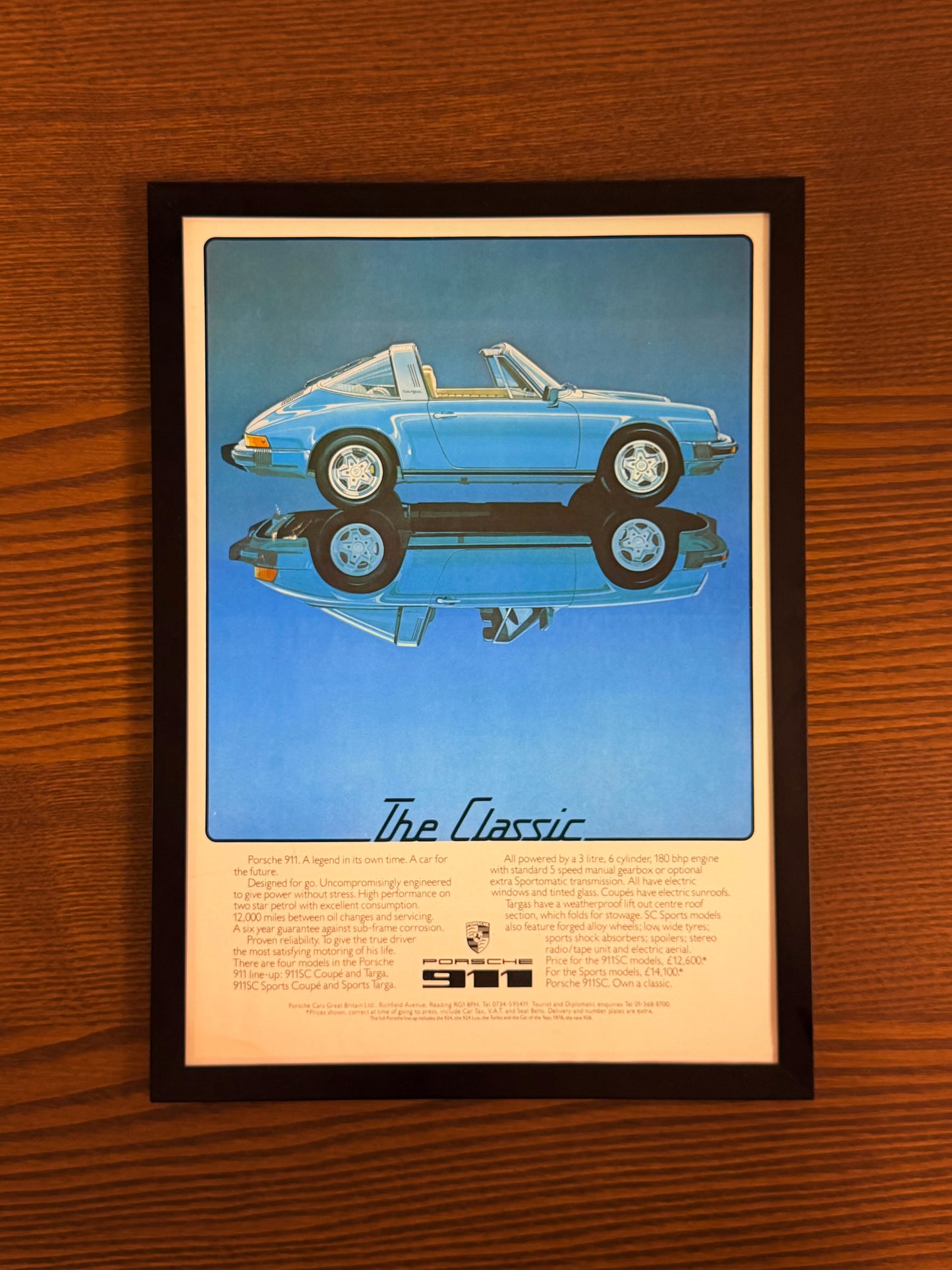 Original Porsche Targa “The Classic” Advert - 1978
