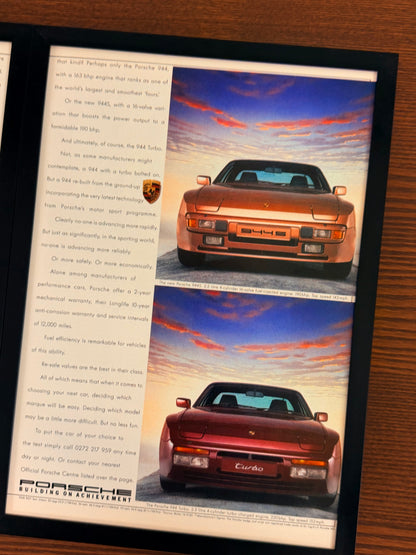 Original Porsche 944s, 924s Advert - 1980s