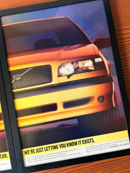 Original Volvo 850 T-SR Advertisement - 1990s