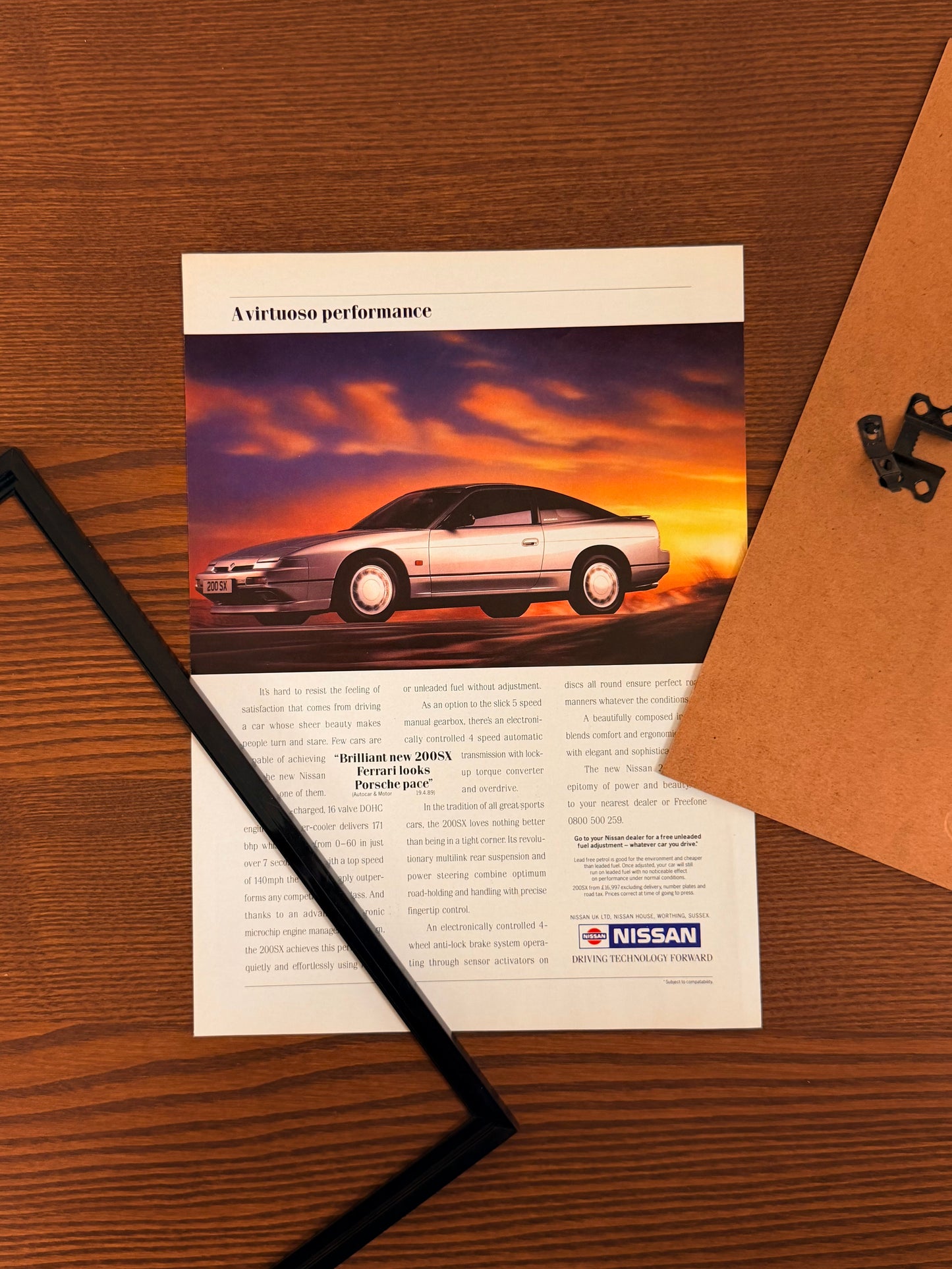 Original Nissan 200sx Advert - 1990s