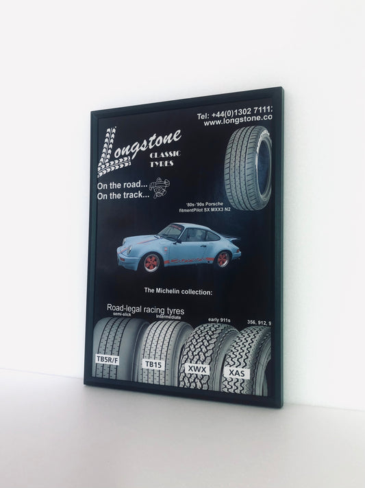Original Rare Porsche 911 Longstone Michelin Advert - 2011