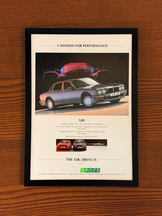 Original Jaguar XJR Advert - 1980s
