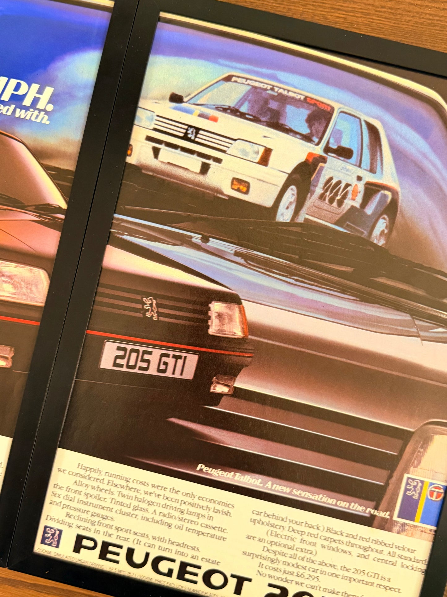 Original Peugeot 205 GTI Advert - 1980s