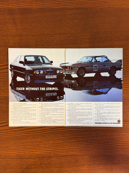 Original BMW E34 B10 Alpina x ‘Batmobile” Advert - 1990s