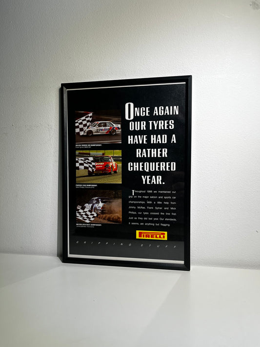 Original Pirelli Advert - 1980s