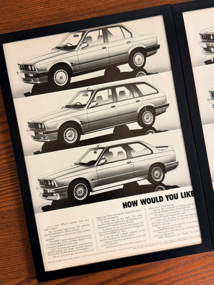 Original BMW E30 3 Series Advert - 1980s