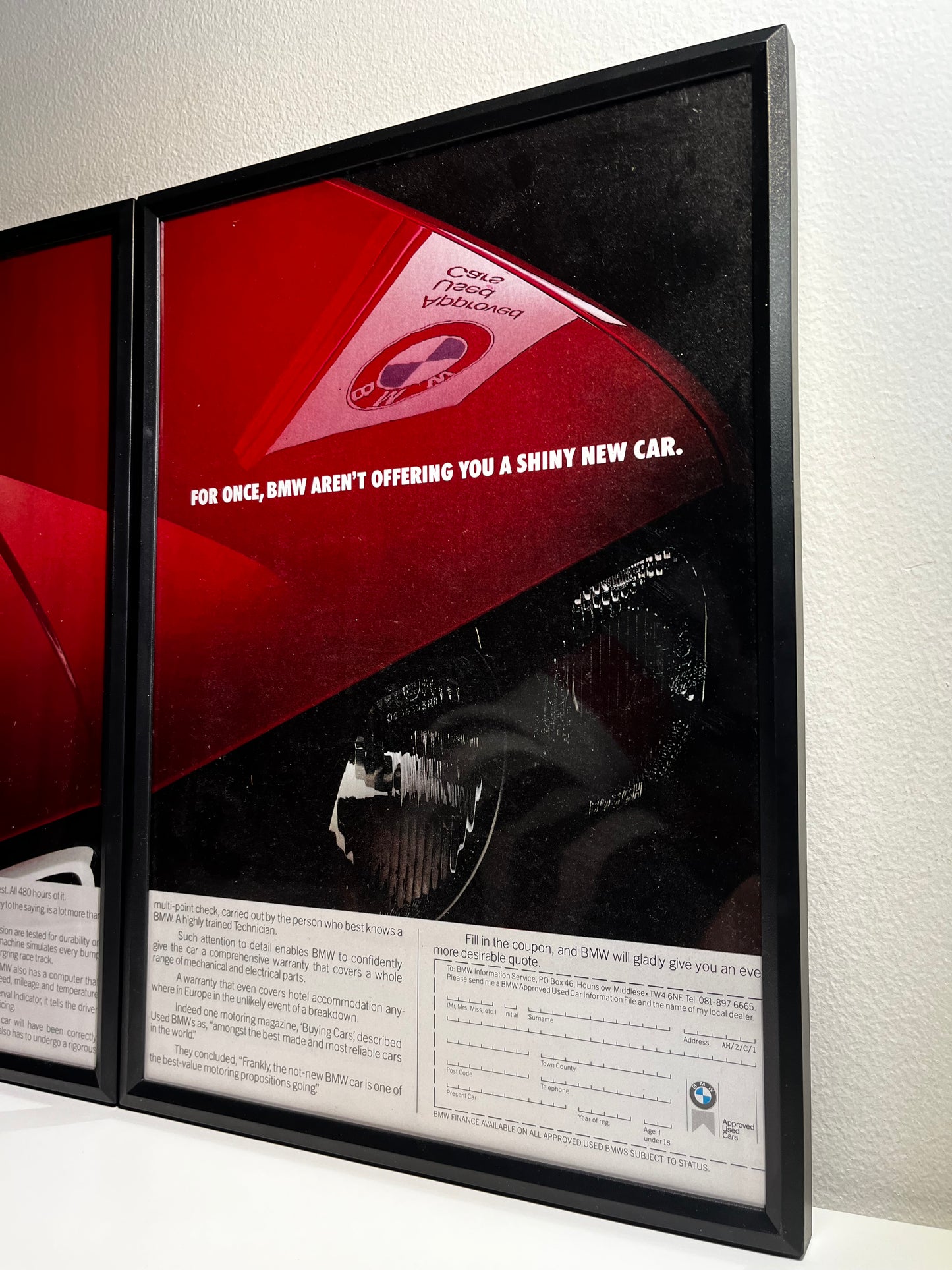 Original BMW E34 5 Series Advert - 1980s