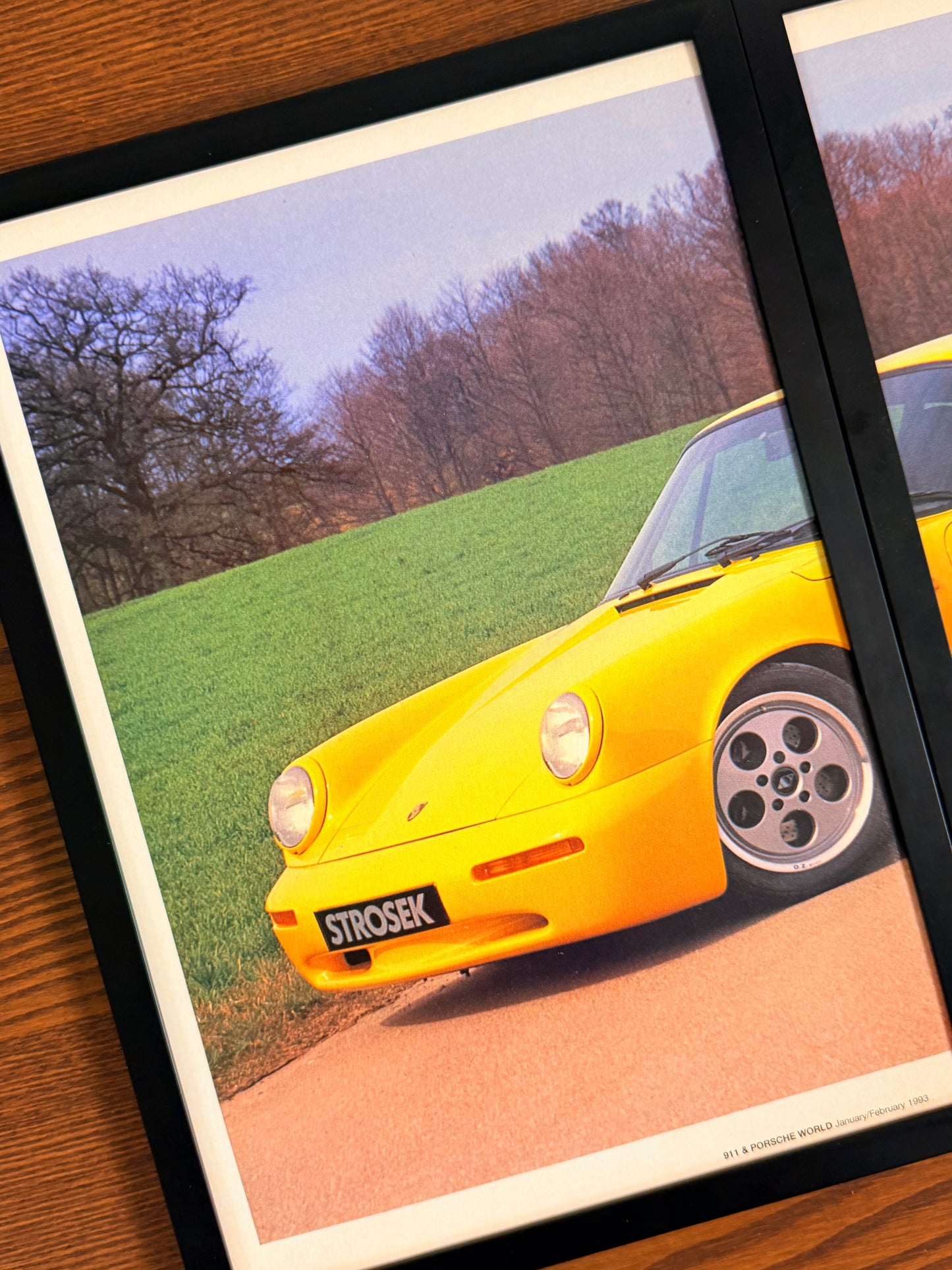 Original Porsche 911 Carrera Yellowbird Advert - 1980s