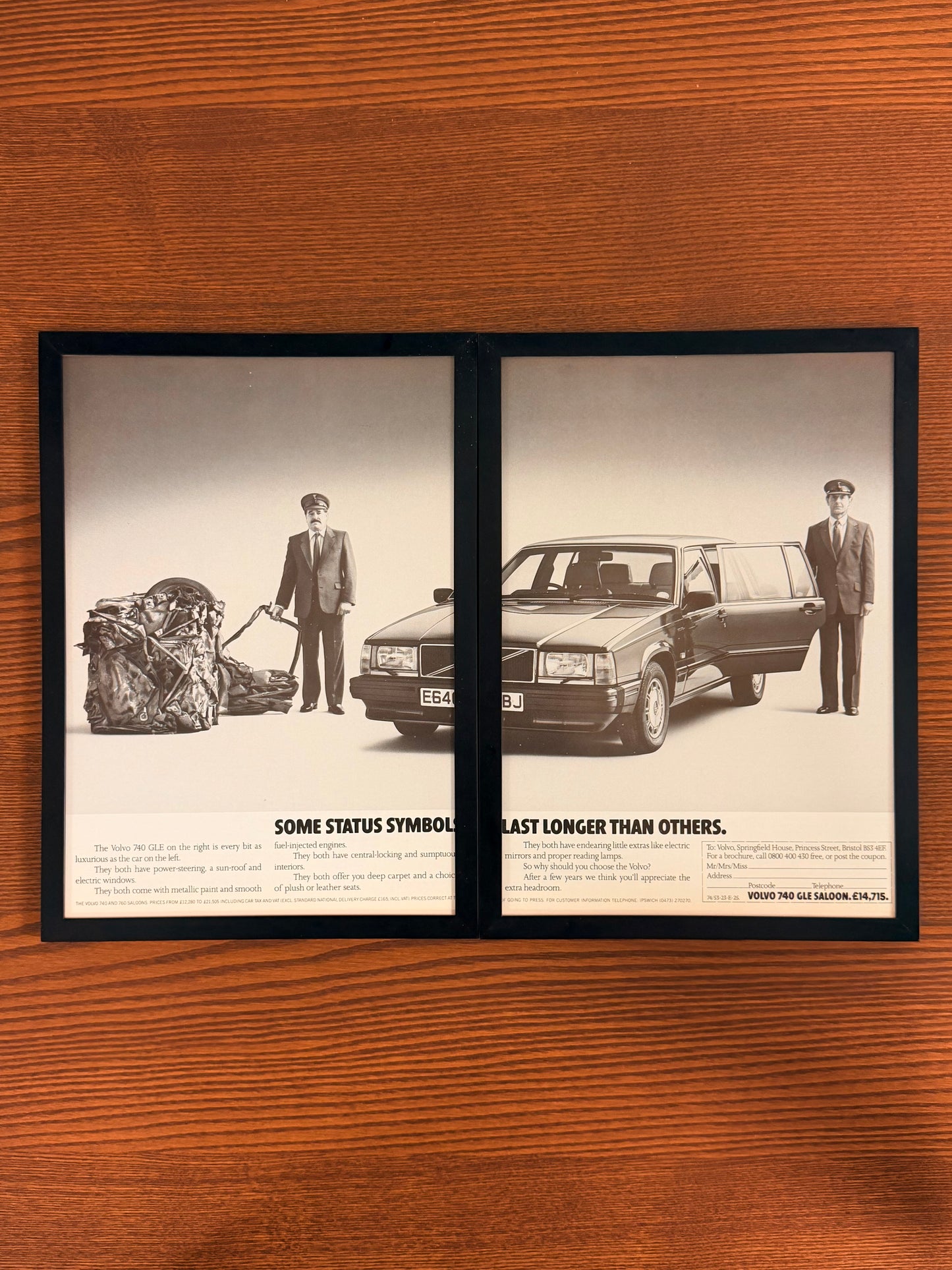 Original Volvo 740 Advert - 1980s