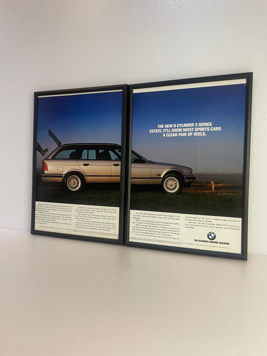 Original Rare BMW 5 Series Touring Advert - 1993