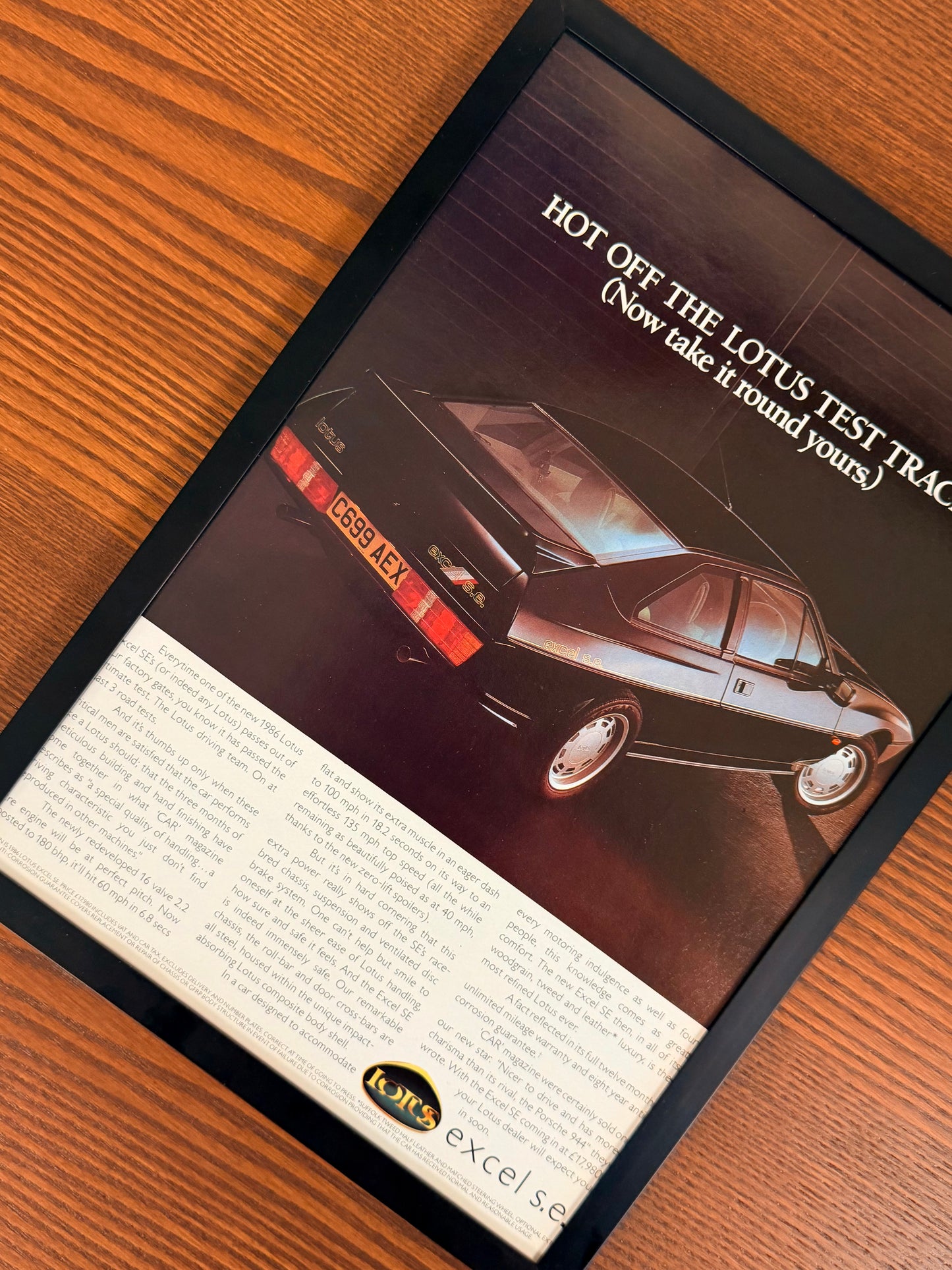 Original Lotus Excel se Advert - 1980s