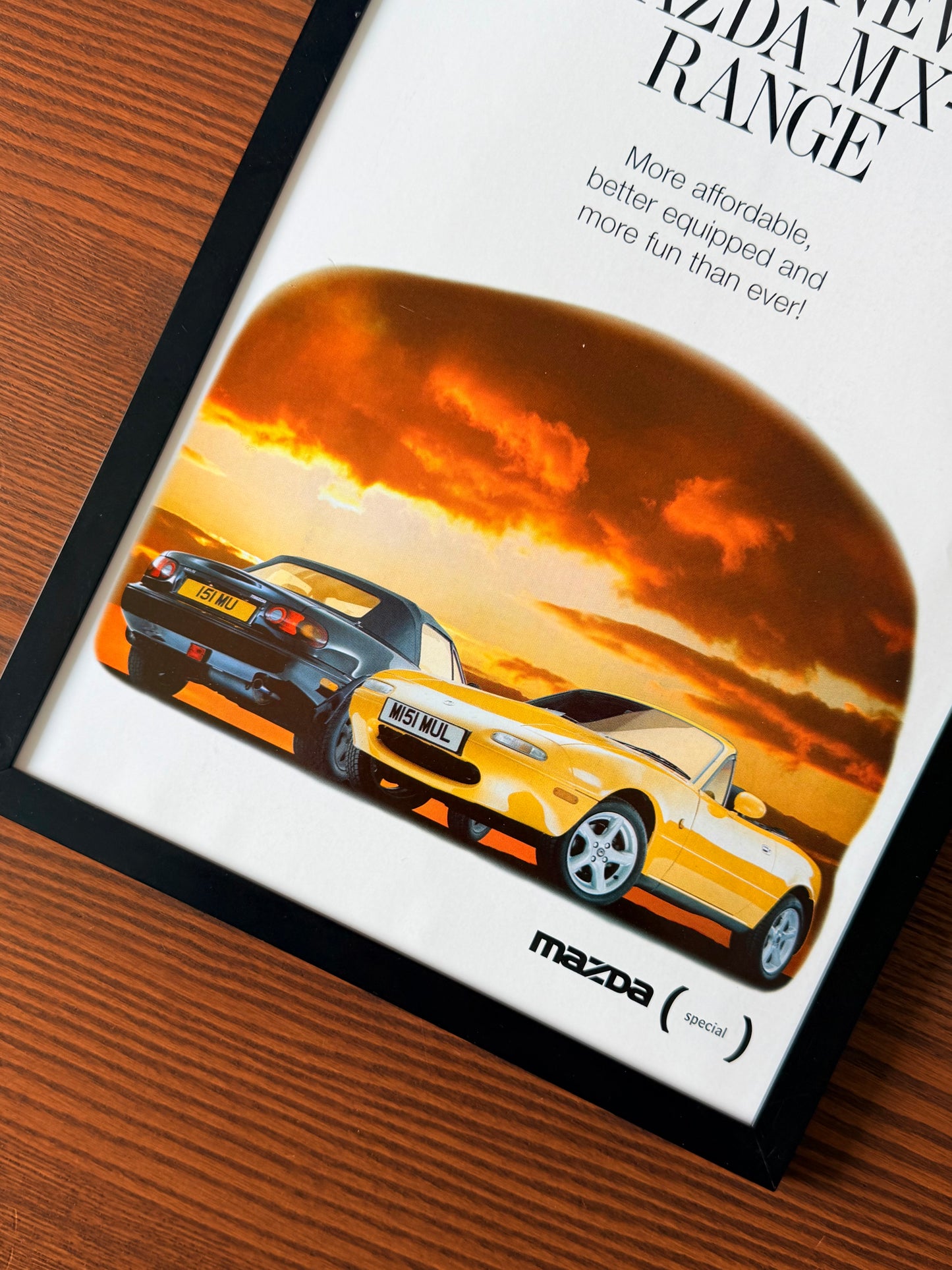 Original Mazda MX5 Advertisement - 1990s