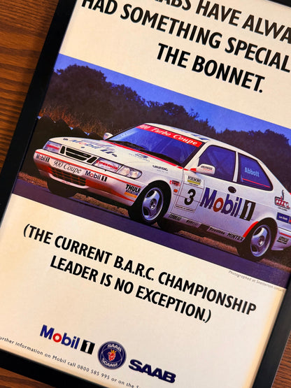 Original Saab 9000 Mobil Advert - 1990s