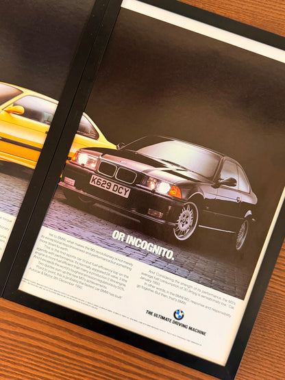 Original BMW E36 M3 Advert - 1993