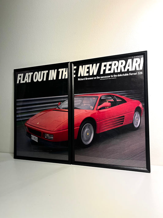 Original Ferrari 328 Advert - 1990s
