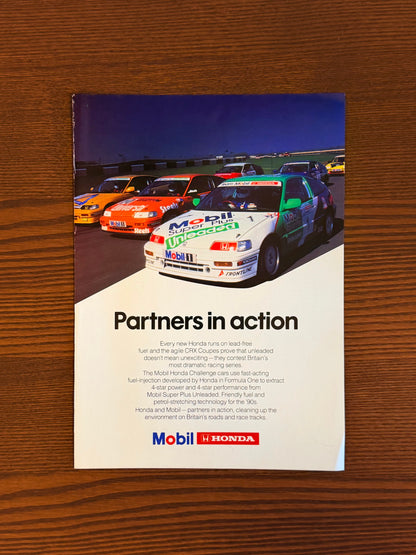 Original Honda Civic Mobil Racing Advert - 1990s