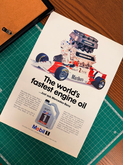 Original Mobil F1 Marlboro Advert - 1980s