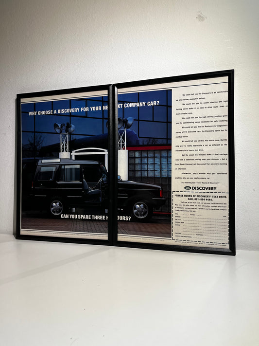 Original Vintage Land Rover Discovery Advert – 1990s