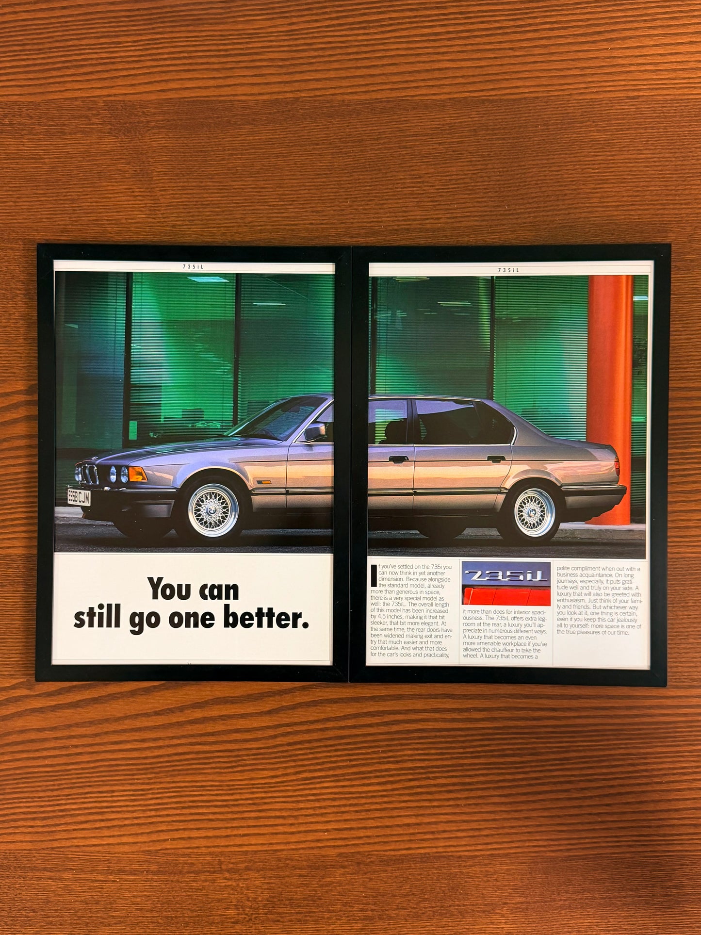Original BMW E32 7 Series Advert - 1980s