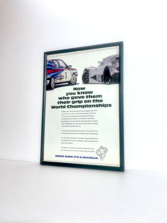 Original Rare Michelin Advert - 1990s