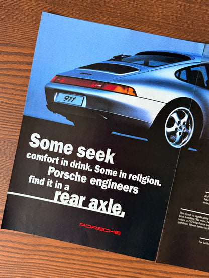 Original Porsche 911 Carrara Advert - 1990s
