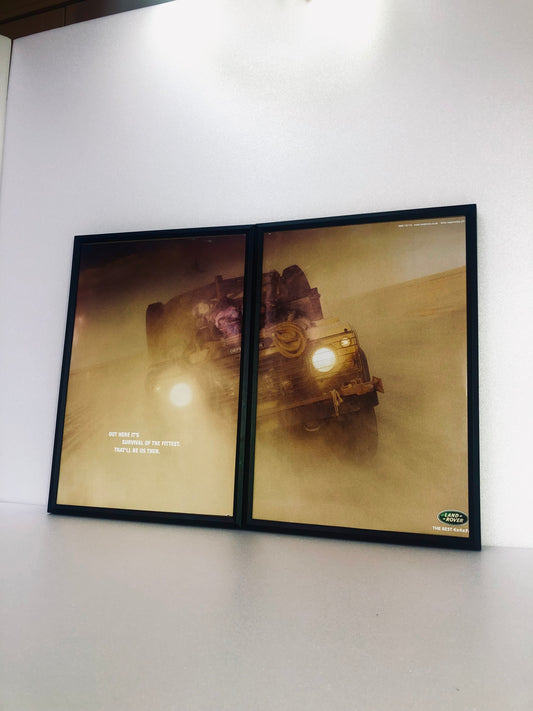 RARE Original Vintage Land Rover Defender Advert – 2000