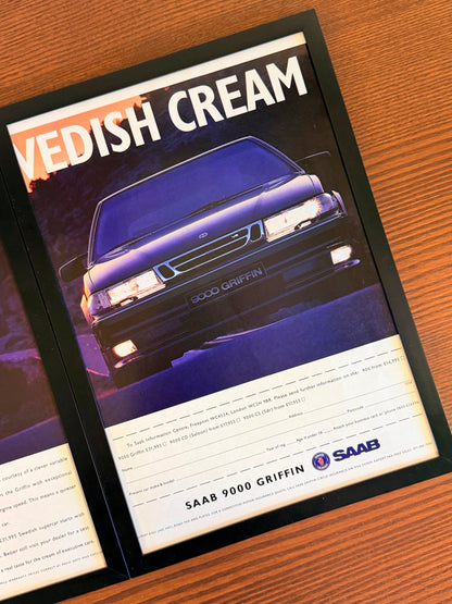 Original Saab 9000 “Swedish cream” Advert - 1990’s