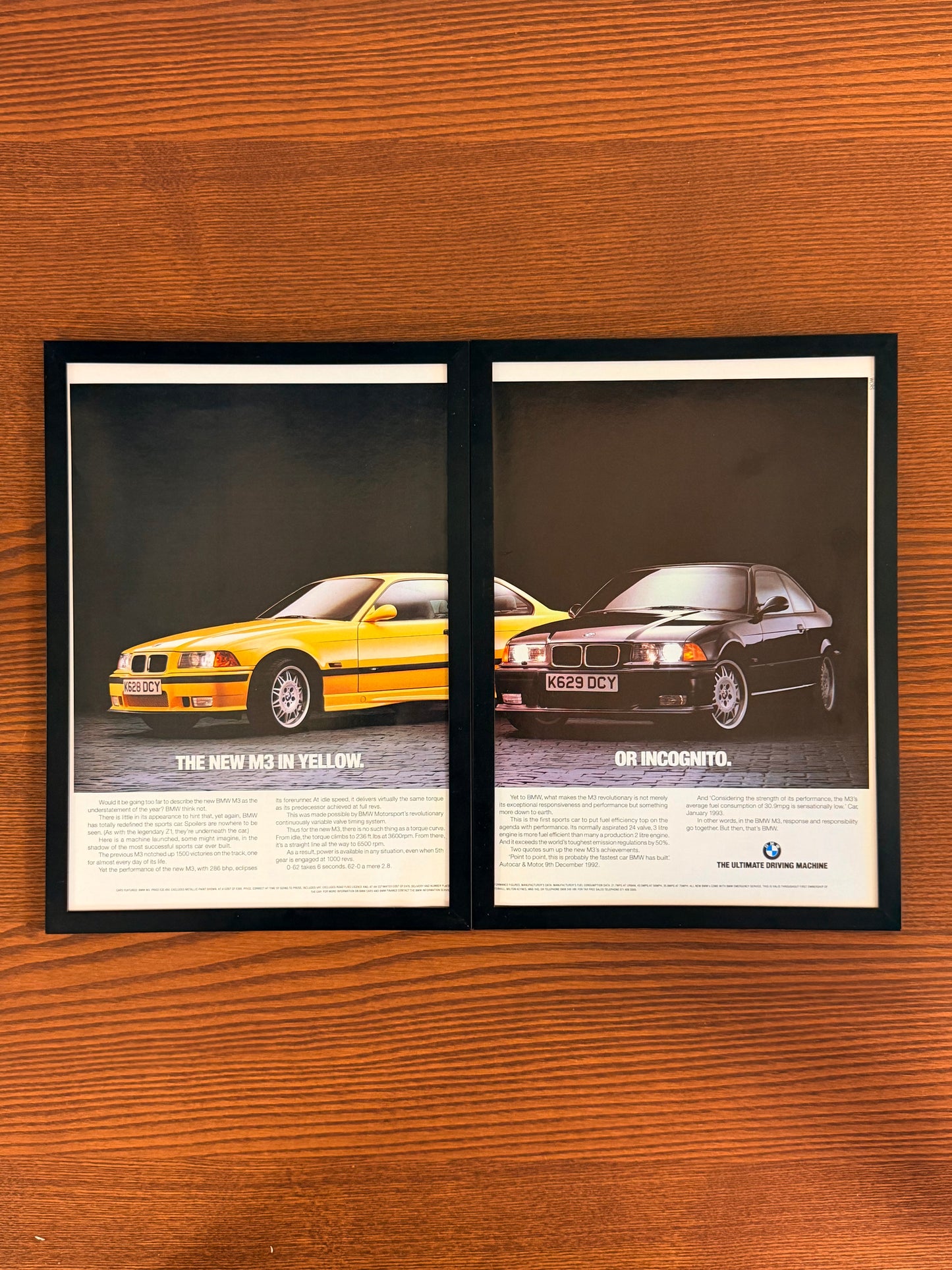 Original BMW E36 M3 Advert - 1993