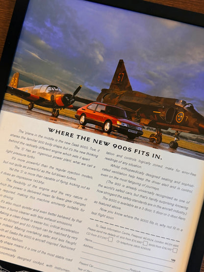 Original Saab 900s Advert - 1980s