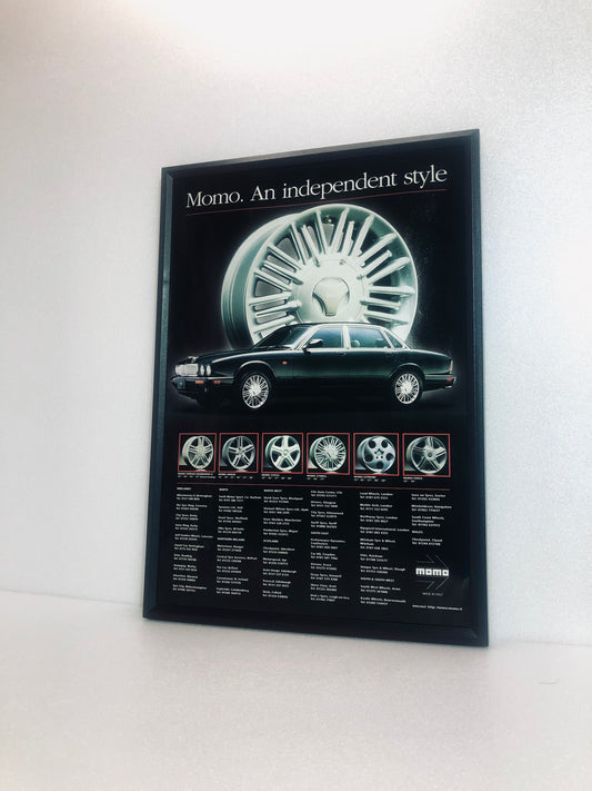 Rare Original Momo Alloys Jaguar Advert - 1990s