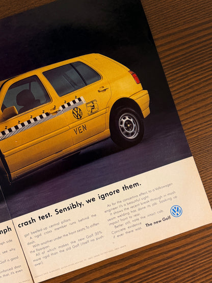 Original Volkswagen Mk3 Golf Advert - 1992