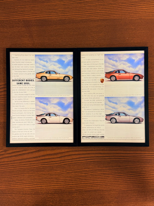 Original Porsche 944s, 924s Advert - 1980s