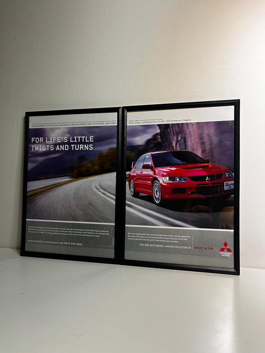 Original Mitsubishi Evo Advert - 2000s