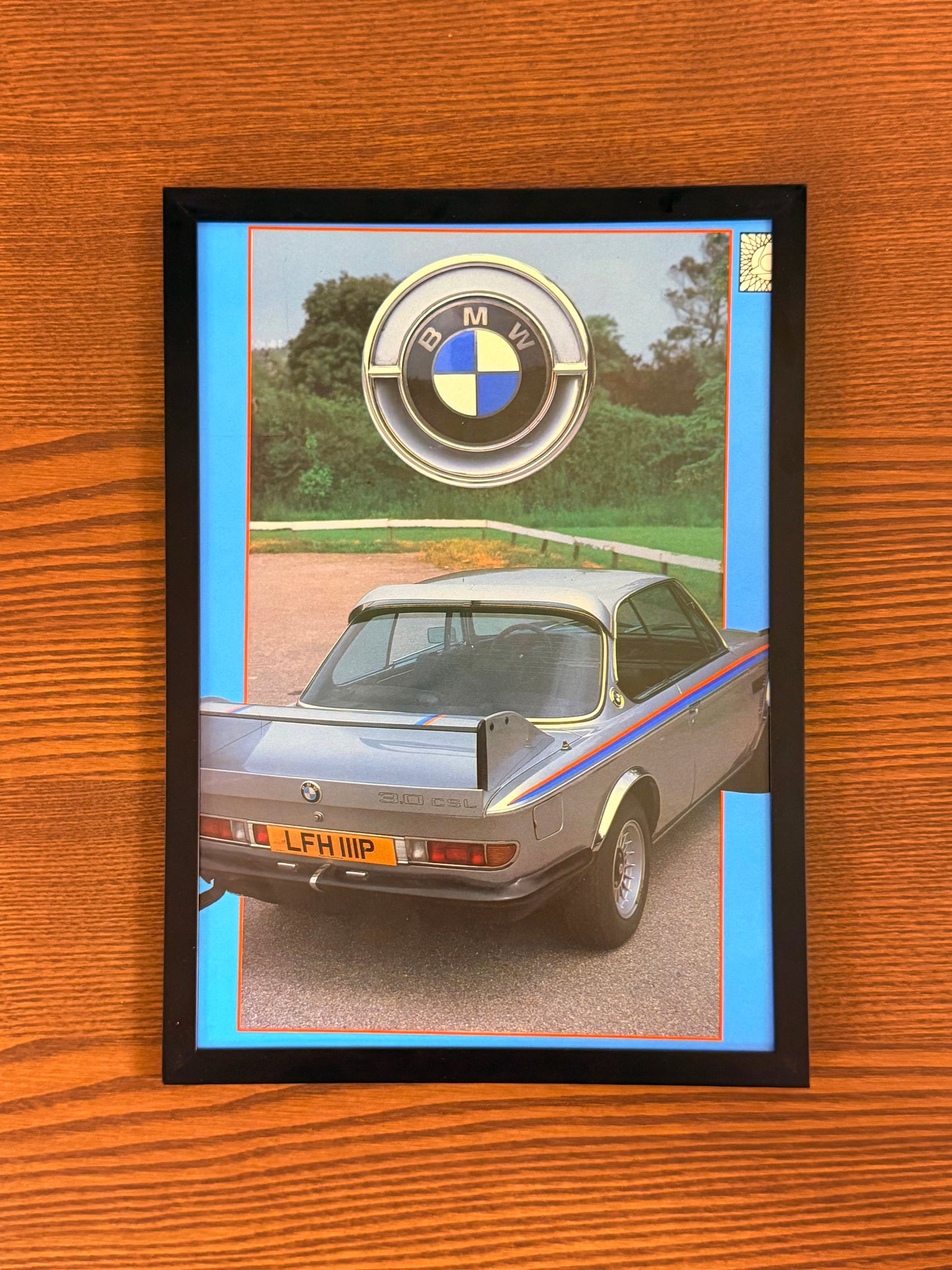 Original BMW 3.0 CSL Batmobile Racing Advert - 1980s