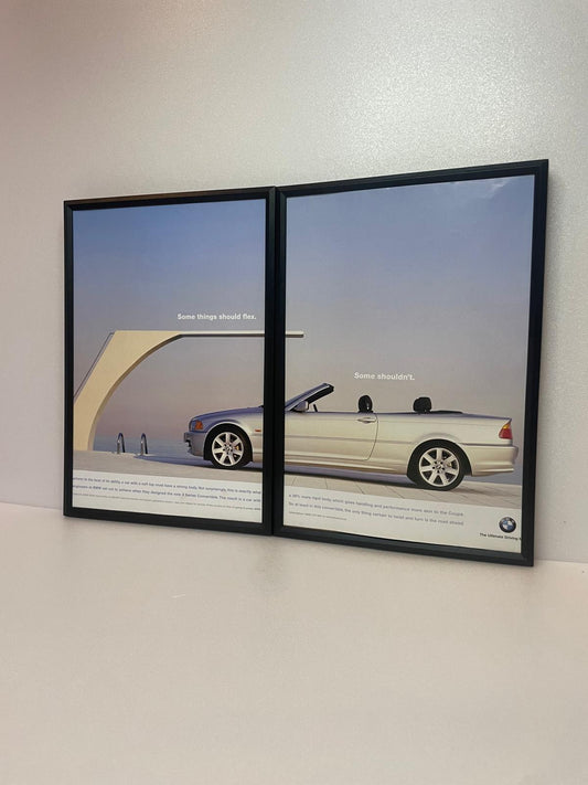 Original Rare BMW 3 Series Convertible Advert - 2000