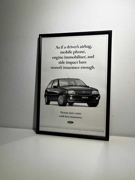 RARE Original Ford Fiesta Advert - 1990s