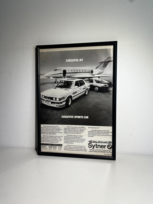 Original BMW Alpina B9 3.5 Advert - 1888