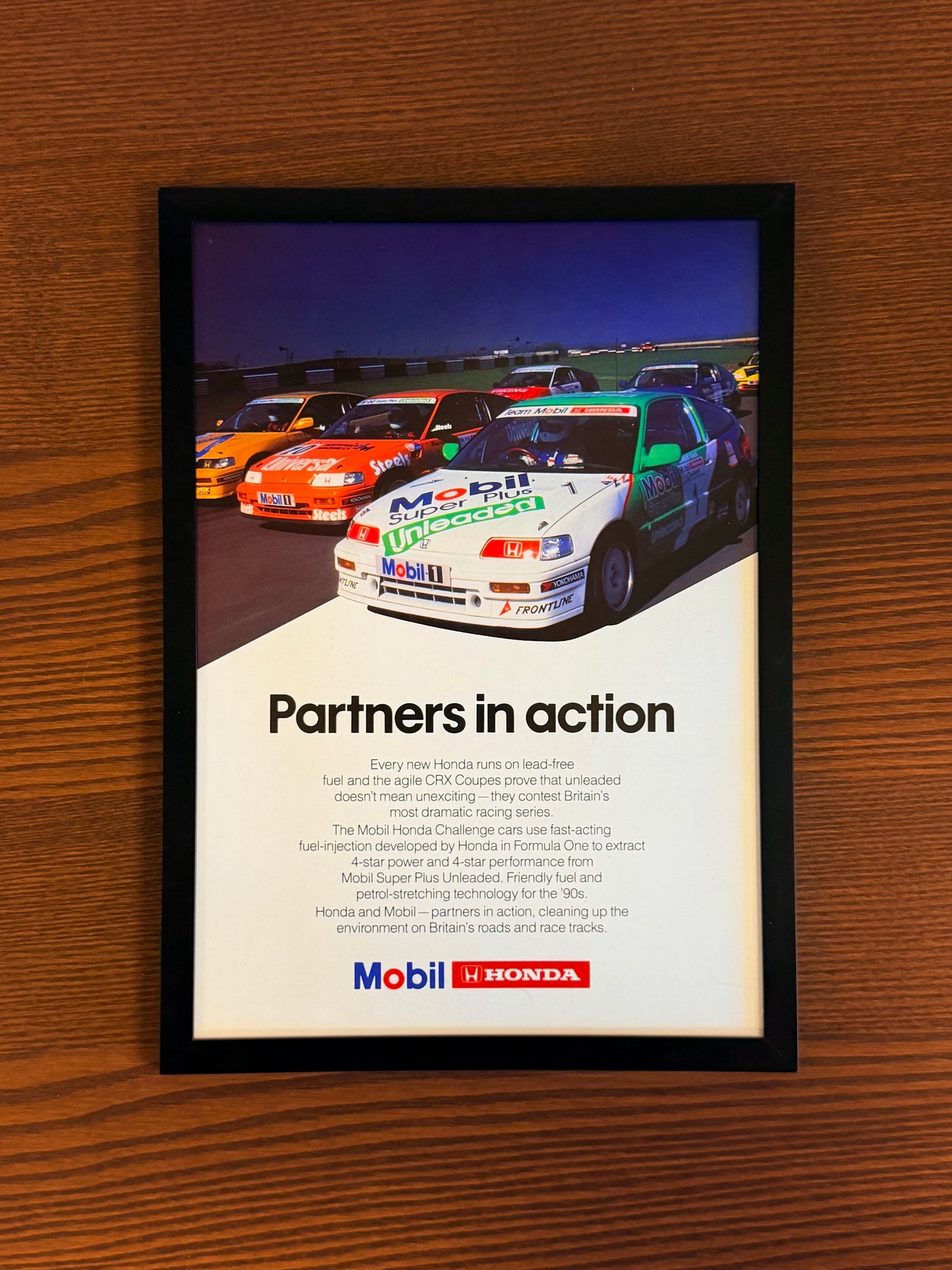 Original Honda Civic Mobil Racing Advert - 1990s