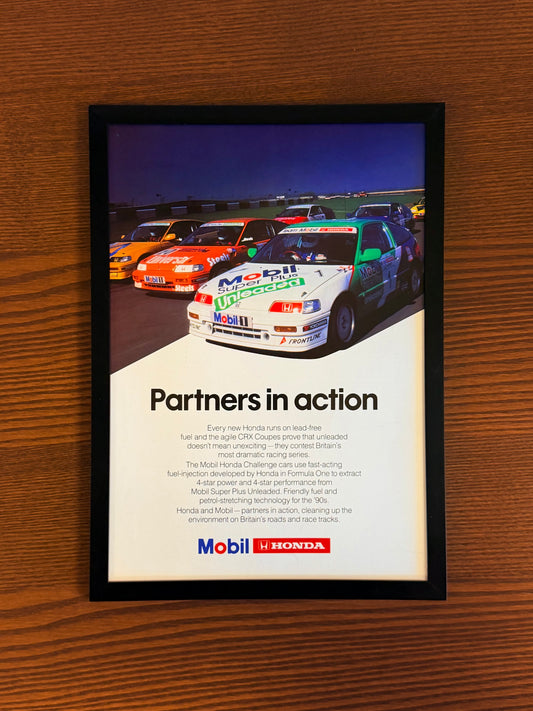 Original Honda Civic Mobil Racing Advert - 1990s