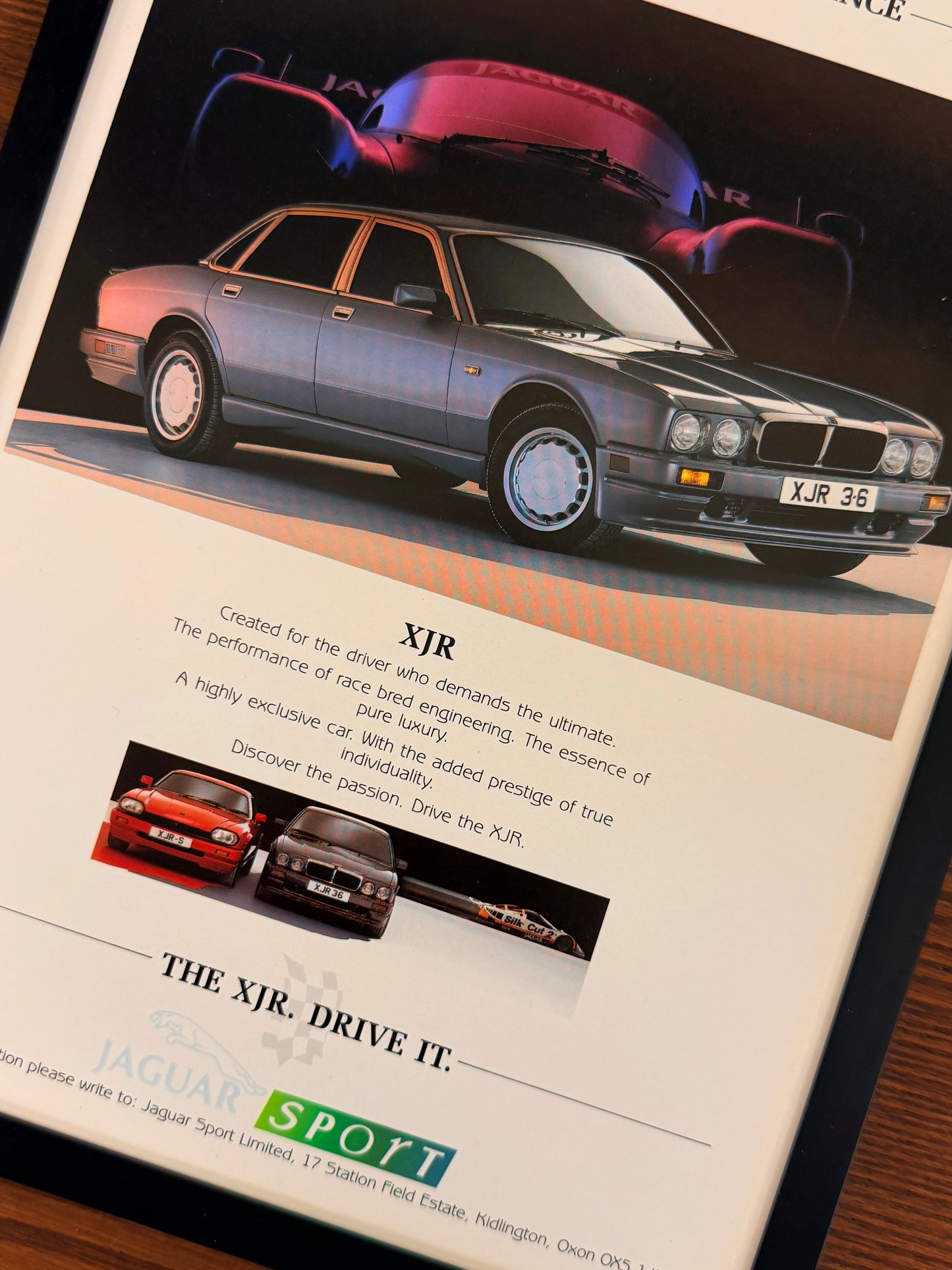 Original Jaguar XJR Advert - 1980s