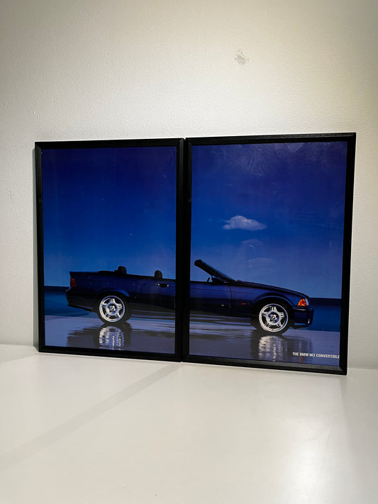 RARE Original BMW E36 M3 Convertible Advert - 1995