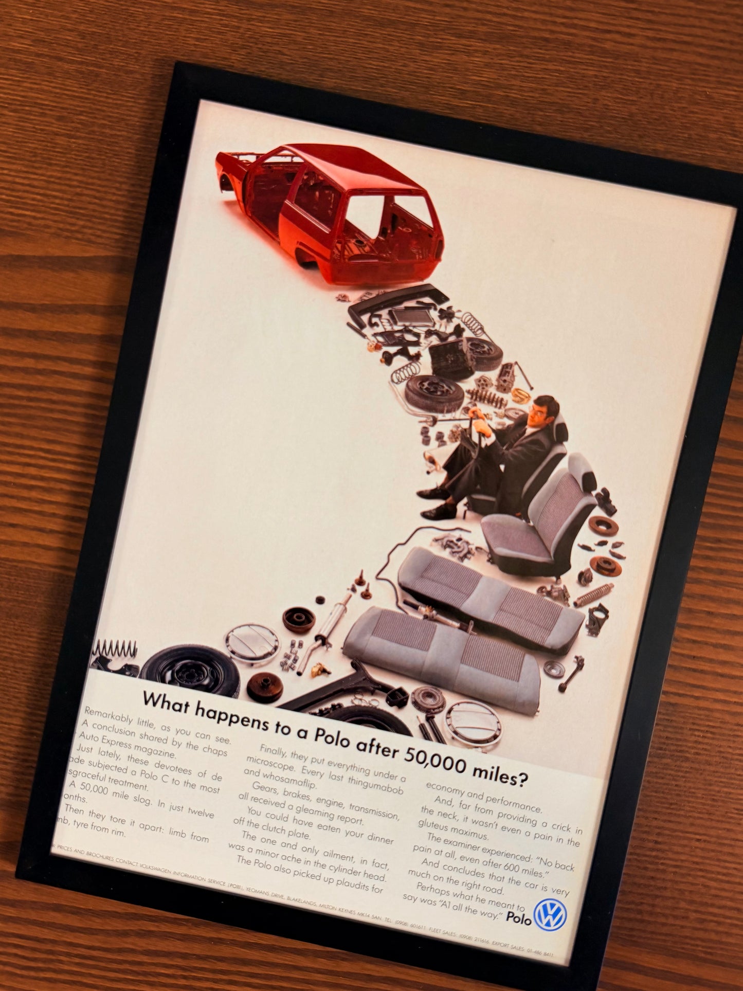 Original Volkswagen Mk2 Polo Advert - 1980s